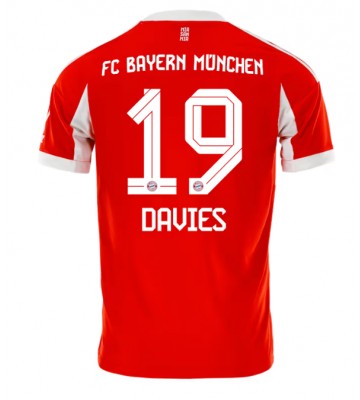 Bayern Munich Alphonso Davies #19 Replika Hjemmebanetrøje 2025-26 Kortærmet